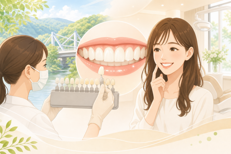 セラミックの色が合わない？箕面で歯の白さにこだわる理由